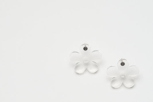 Clear Daisy Stud
