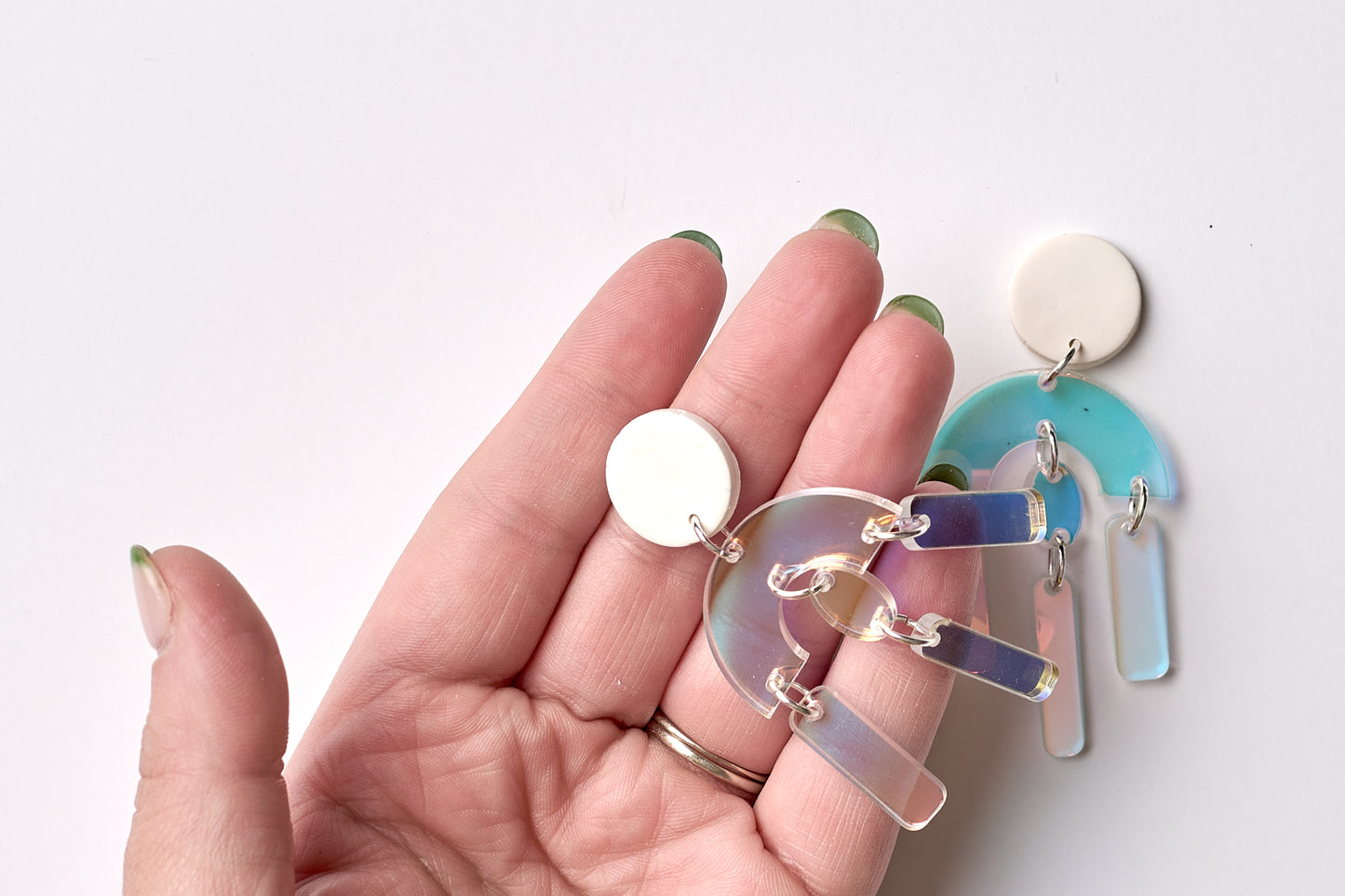 Iridescent Dangle